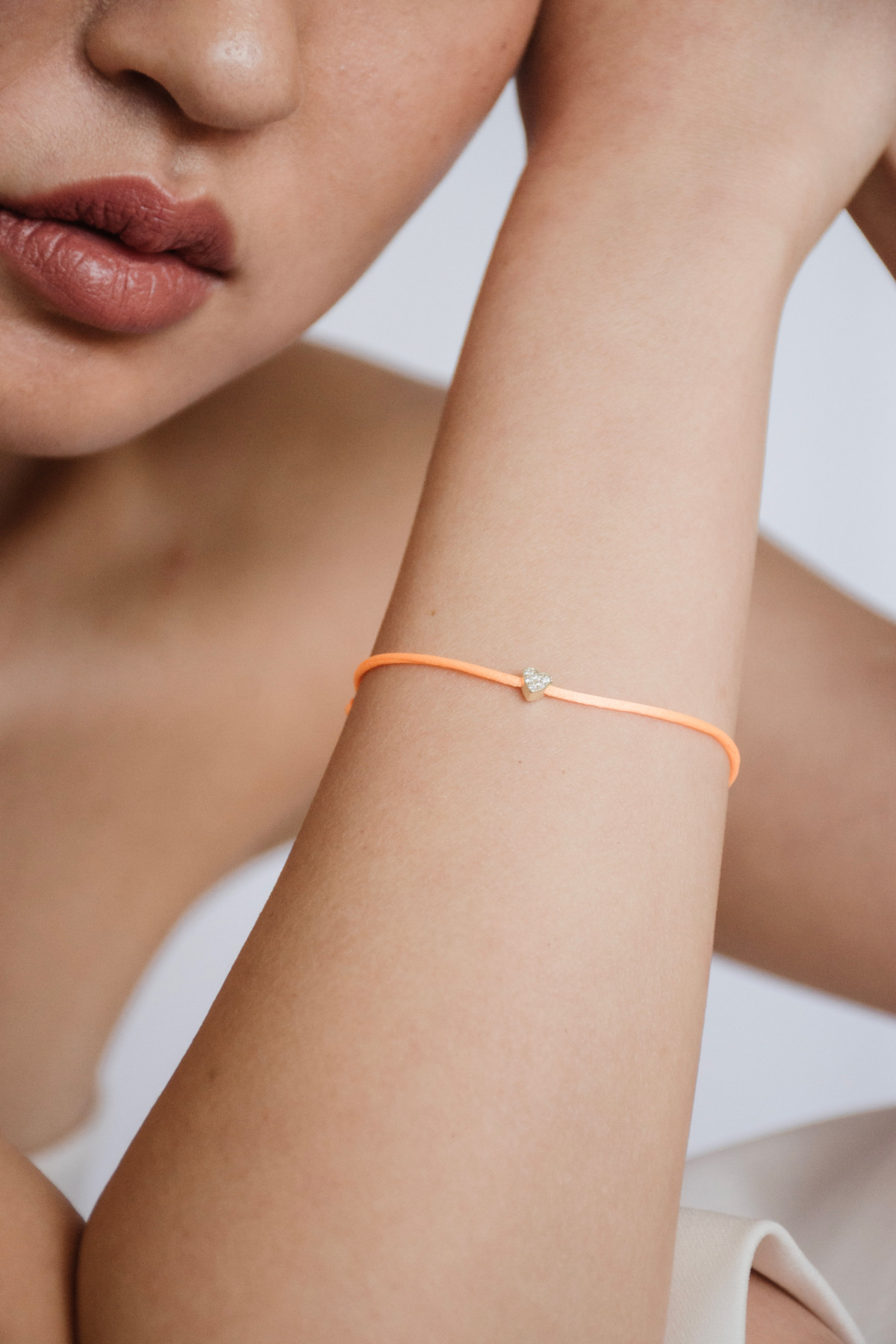 Nina Kastens Diamond Heart Bracelet Orange Jubiläumsangebot