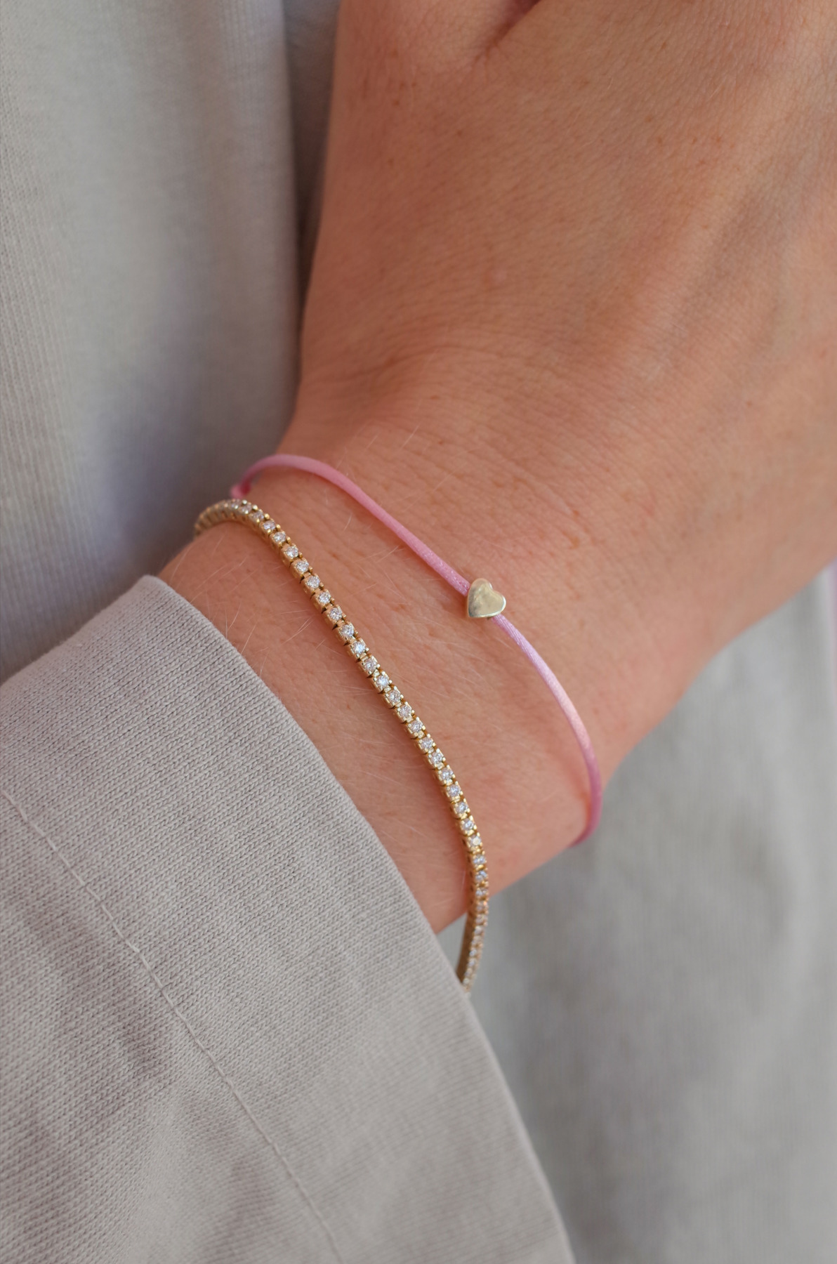 Nina Kastens Heart Bracelet Pink Lagerräumung