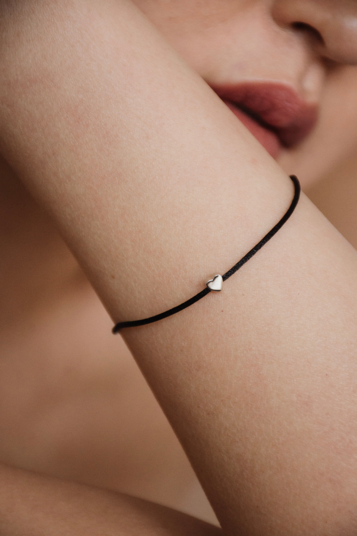 Nina Kastens Heart Bracelet Black WG Räumungsverkauf