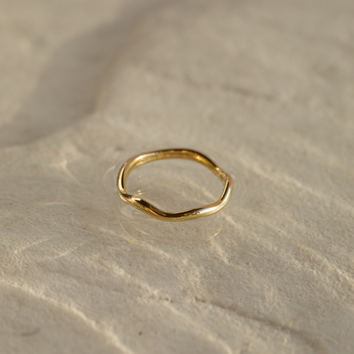 Paul Hewitt Waves Mono Ring Gold VIP-Rabatte