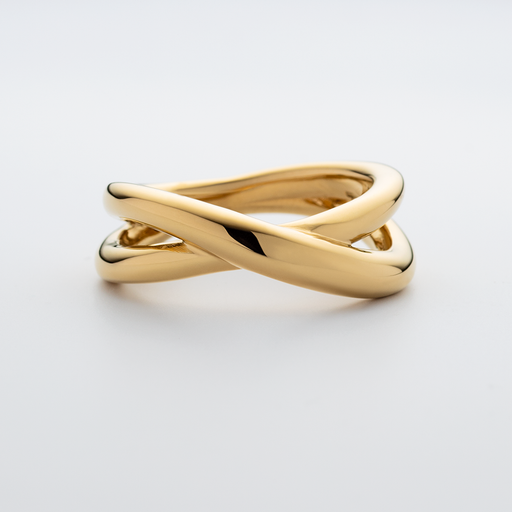 Paul Hewitt Waves Twisted Ring Gold Bis zu 60% Rabatt