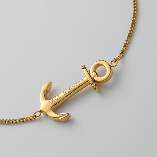 Paul Hewitt The Anchor Armkette Gold Auslauf