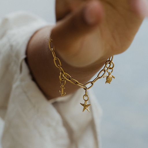 Paul Hewitt Turtle Charm Gold Fabrikverkauf