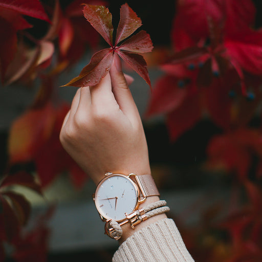 Paul Hewitt Ankerarmband Phrep Roségold Leder Hazelnut Muttertagsangebot