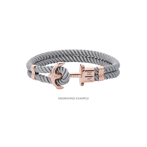Paul Hewitt PHREP Armband Roségold Grau Heißer Verkauf