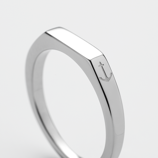 Paul Hewitt Men's Slim Signet Ring Silber Saisonale Angebote