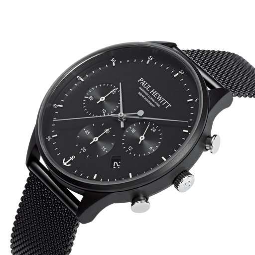 Paul Hewitt Chrono Uhr Schwarz Sonderangebote