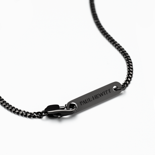 Paul Hewitt Men's Essential Halskette Schwarz Letzte 3 Tage