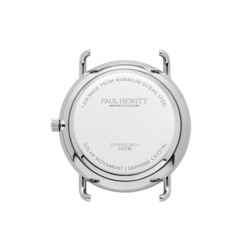 Paul Hewitt Sailor 39 mm Uhr Silber Weiß Neueste Stile