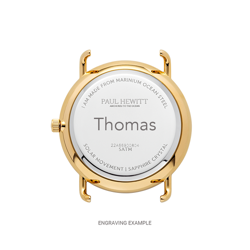 Paul Hewitt Sailor 39 mm Uhr Gold Blau Letzte 2 Tage