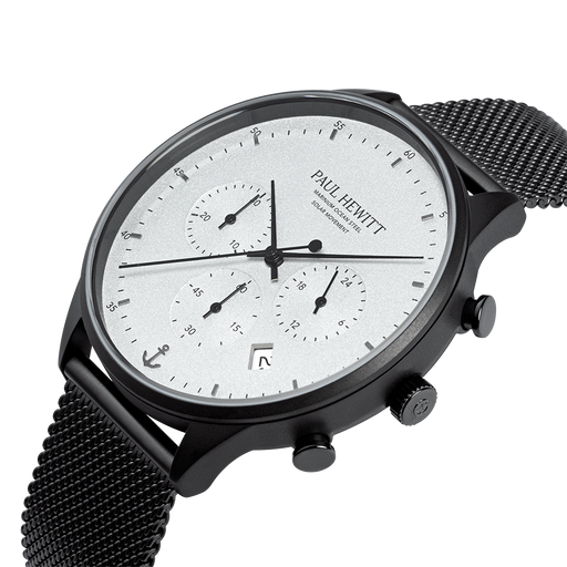 Paul Hewitt Chrono Uhr Schwarz Weiß Bis zu 50% Rabatt