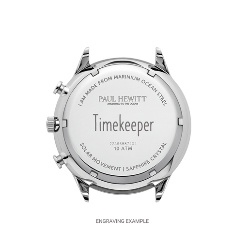 Paul Hewitt Chrono Uhr Silber Weiß Nur für heute