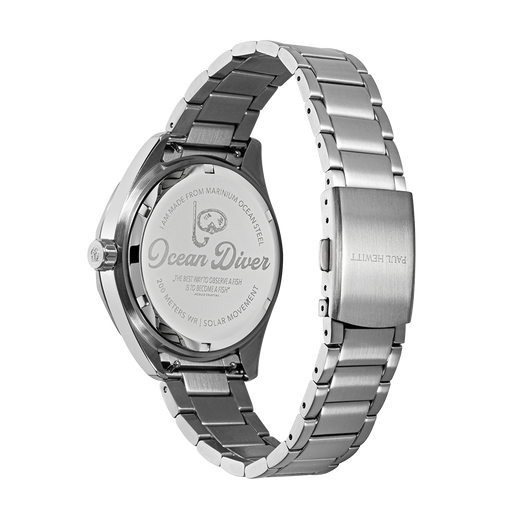 Paul Hewitt Ocean Diver Uhr Silber Schwarz 50% Rabatt mit kostenlosem Versand