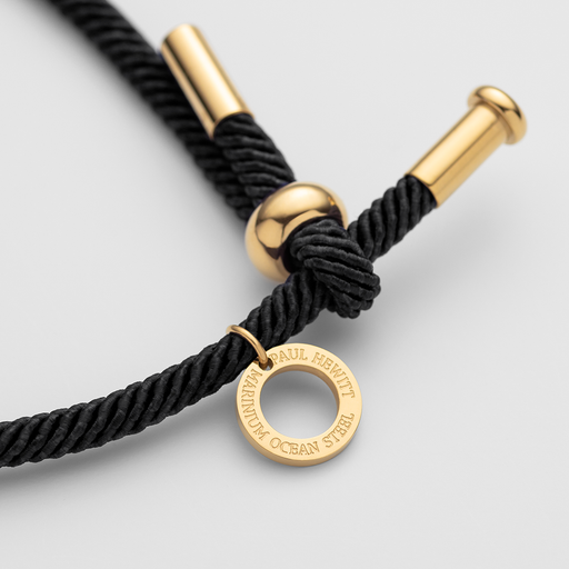 Paul Hewitt Vitamin Sea Armband Gold Schwarz Limitierter Zeitrabatt