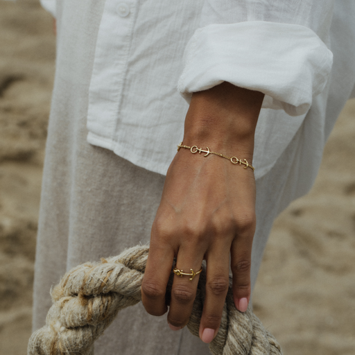 Paul Hewitt The Anchor II Armkette Gold Günstig kaufen