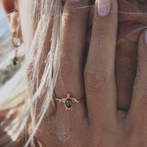 Paul Hewitt Turtle Ring Roségold Exklusivangebot