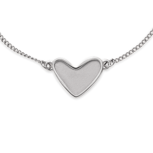 Paul Hewitt Engravable Heart Armkette Silber Saisonschlussverkauf