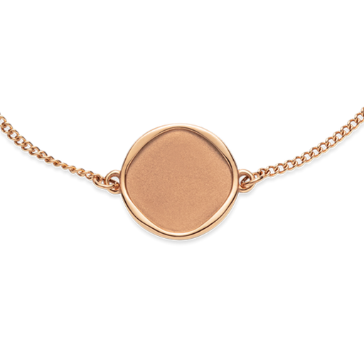 Paul Hewitt Engravable Coin Armkette Roségold Vatertagsangebot