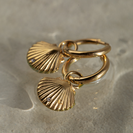 Paul Hewitt Scallop Ohrring Gold Saisonale Angebote