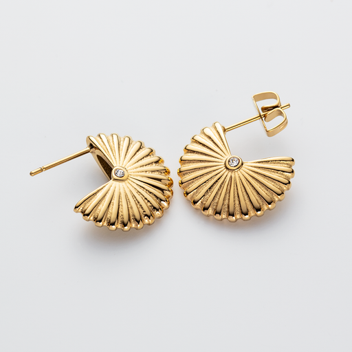 Paul Hewitt Scallop Ohrstecker Gold Räumungsverkauf