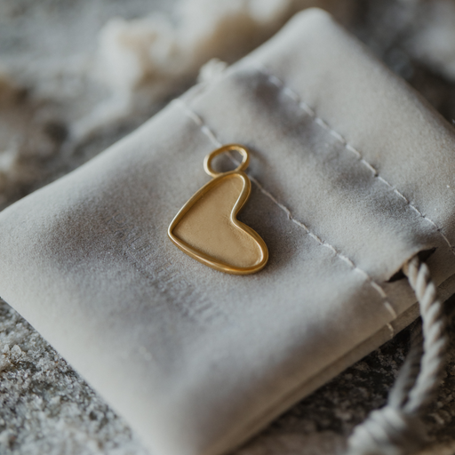 Paul Hewitt Engravable Heart Charm Gold Nur für heute