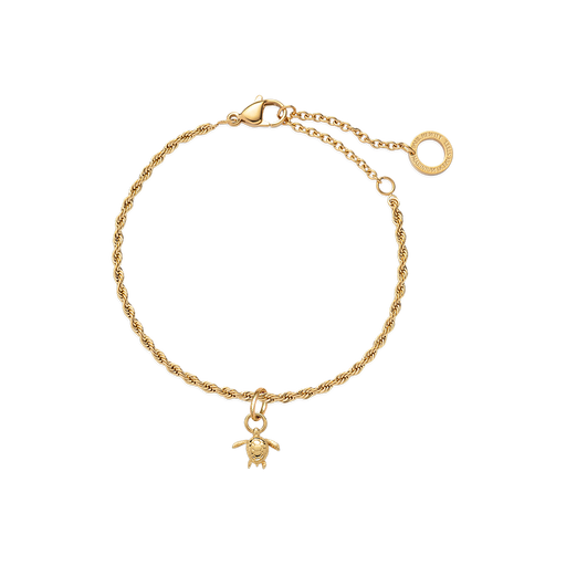 Paul Hewitt Set Turtle Charm und Rope Chain Armkette Gold