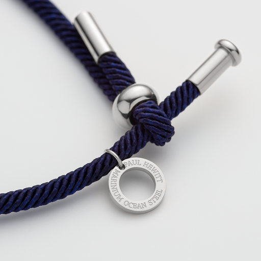 Paul Hewitt Vitamin Sea Armband Silber Marinebelau Limitierter Zeitrabatt