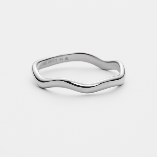 Paul Hewitt Waves Mono Ring Silber Clearance-Verkauf