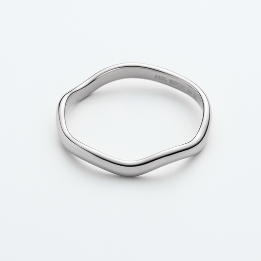 Paul Hewitt Waves Mono Ring Silber Clearance-Verkauf
