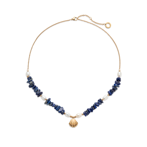 Paul Hewitt Scallop Stone Halskette Roségold