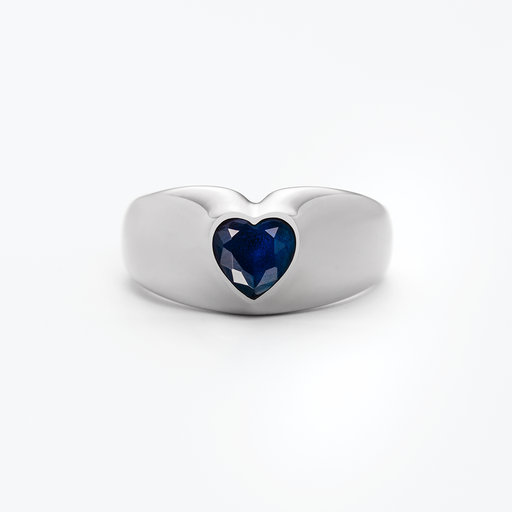 Paul Hewitt Bold Heart Ring Silber im Angebot