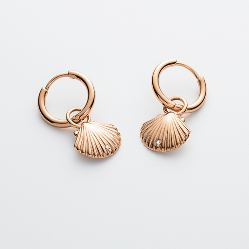 Paul Hewitt Scallop Ohrring Roségold Limitierter Zeitrabatt