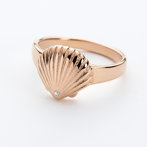 Paul Hewitt Scallop Ring Roségold Rabatt