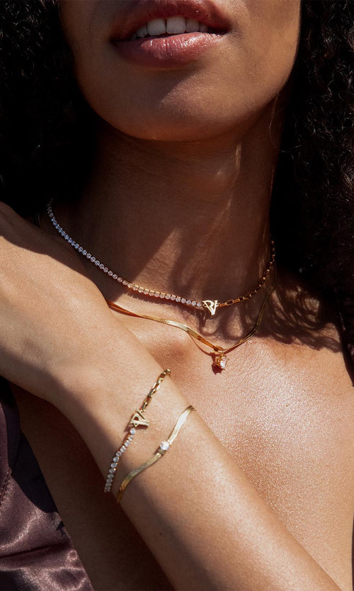 Paul Valentine Brilliant Sleek Necklace Kostenlose Rückgabe