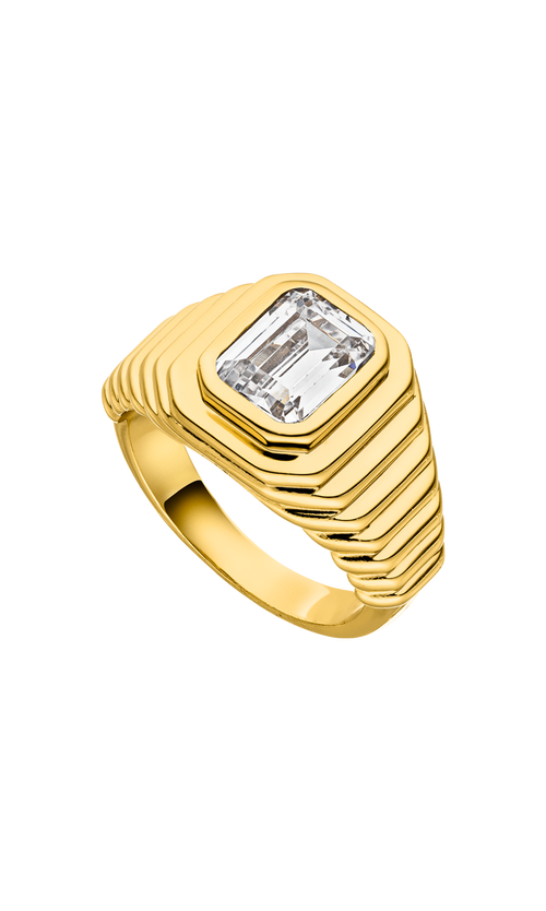 Paul Valentine Emerald Ring White Online