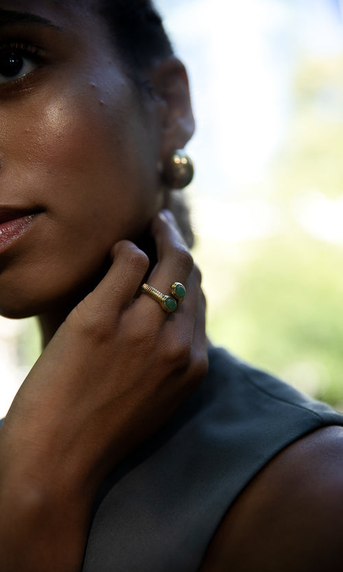 Paul Valentine Aventurine Ring Outlet