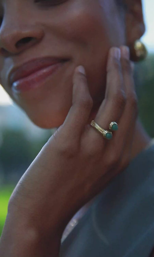 Paul Valentine Aventurine Ring Outlet