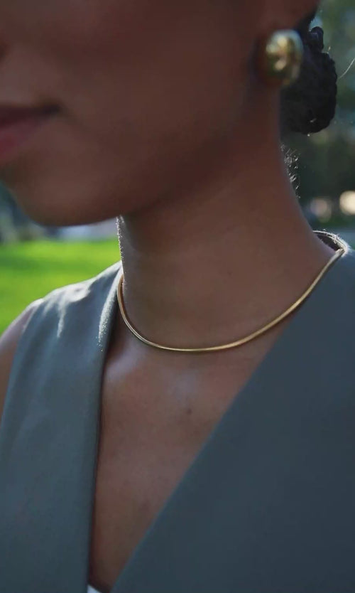 Paul Valentine Avenue Snake Necklace Bis zu 50% Rabatt