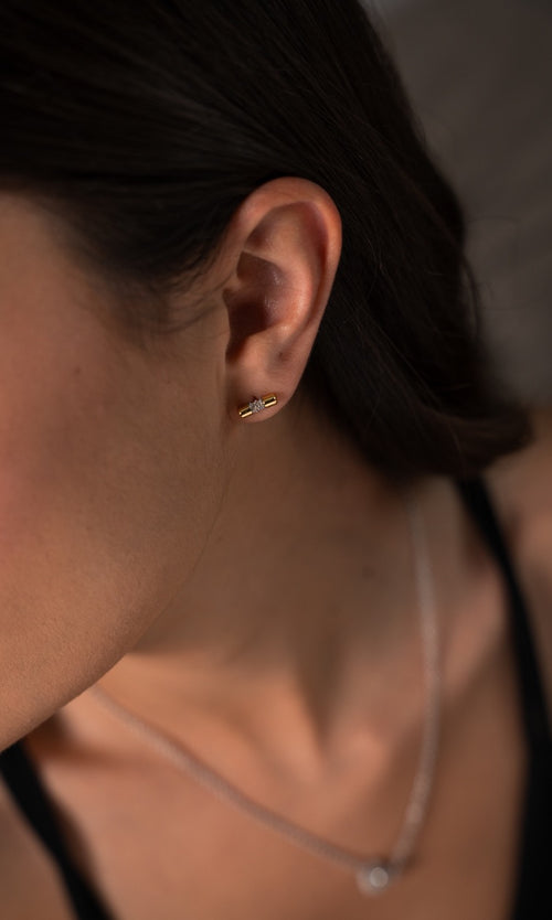 Paul Valentine Pure Ohrstecker 14k vergoldet Speichern exportieren