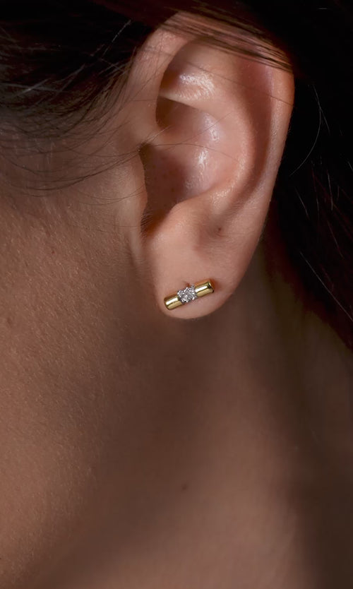 Paul Valentine Pure Ohrstecker 14k vergoldet Speichern exportieren