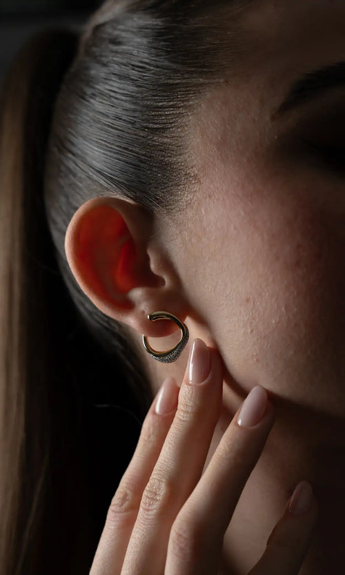 Paul Valentine Crystal Galaxy Ear Studs zollfrei