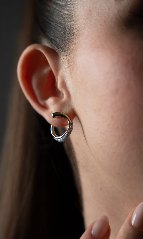 Paul Valentine Crystal Galaxy Ear Studs zollfrei