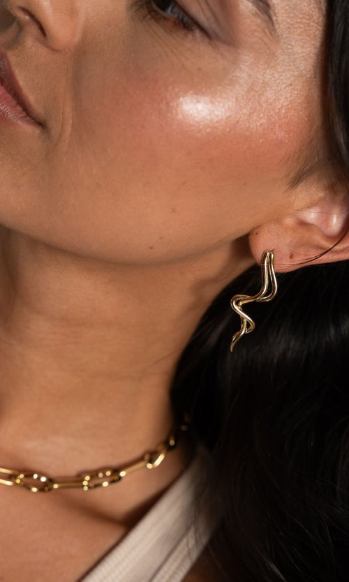 Paul Valentine Wave Rush Earrings Flash Sale