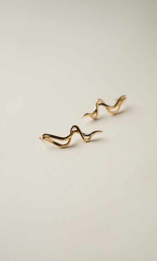 Paul Valentine Wave Rush Earrings Flash Sale