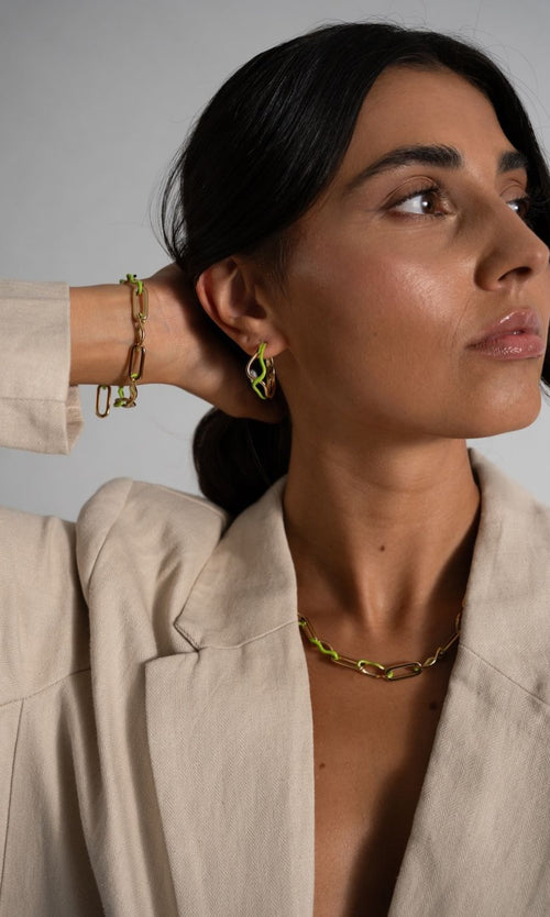 Paul Valentine Wave Rush Enamel Hoops Begrenztes Angebot