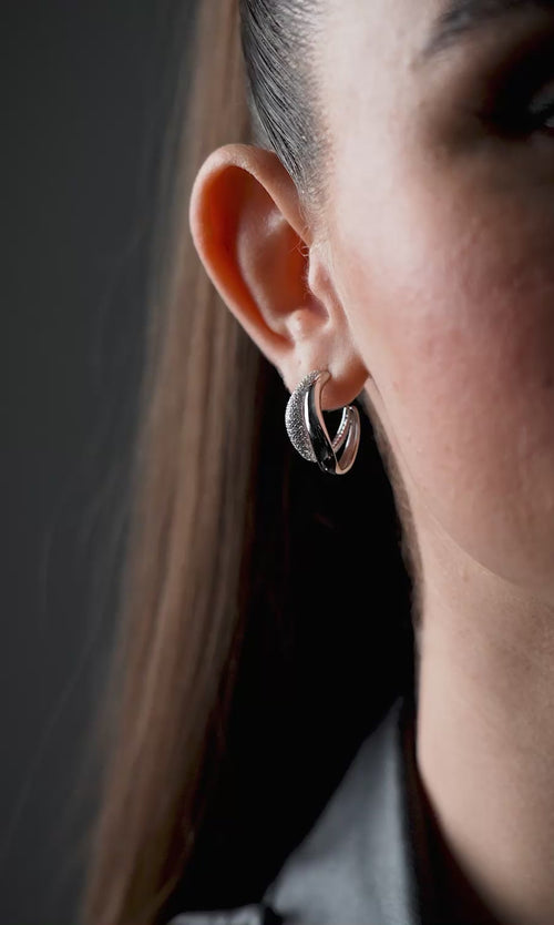 Paul Valentine Crystal Galaxy Hoops Bis zu 65% Rabatt