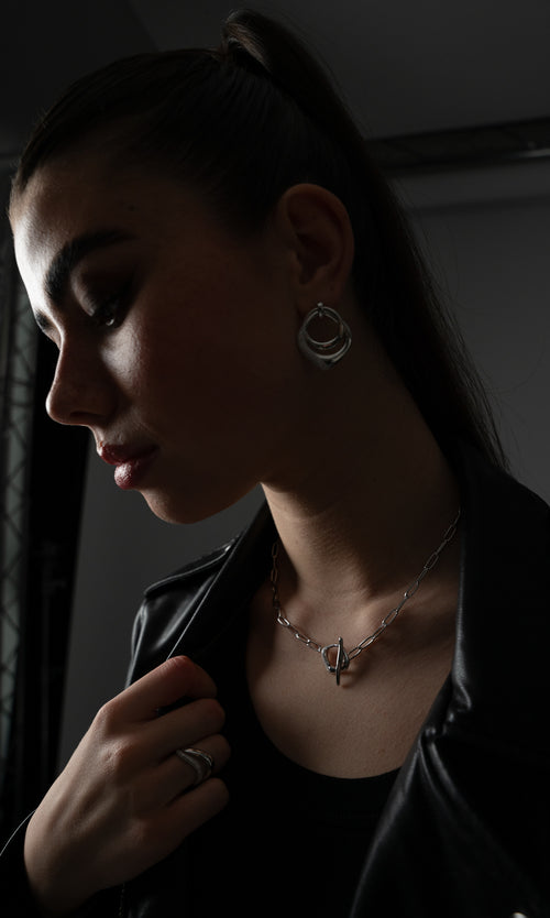 Paul Valentine Crystal Galaxy Necklace Vierteljährliche Förderung