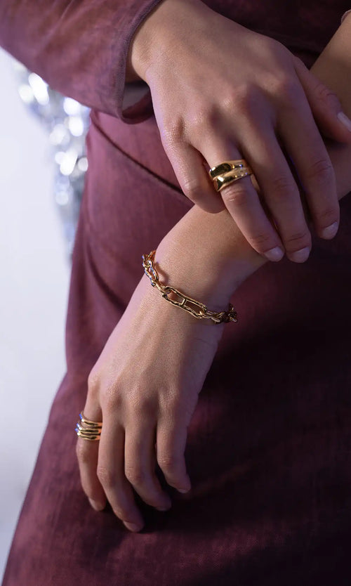 Paul Valentine Molten Chunky Bracelet Begrenzt auf 3 Tage