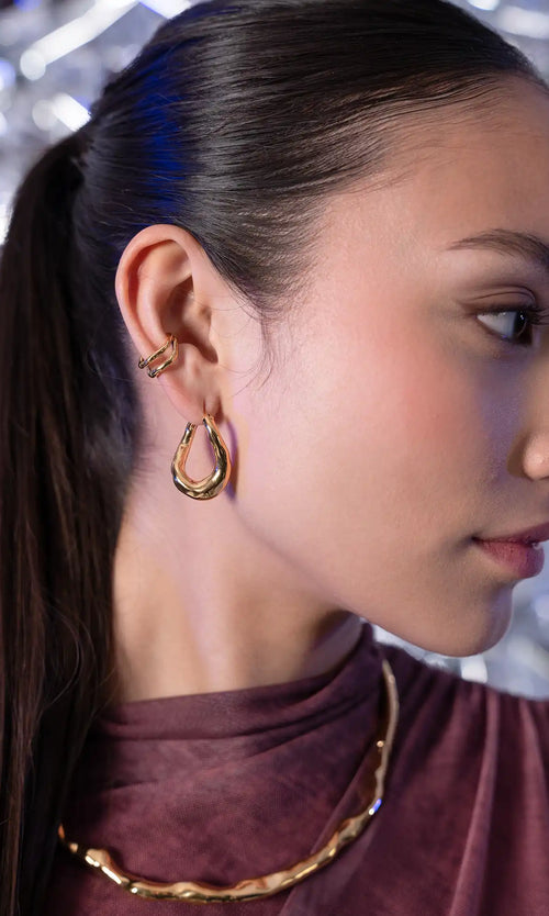 Paul Valentine Molten Ear Cuff Im Verkauf