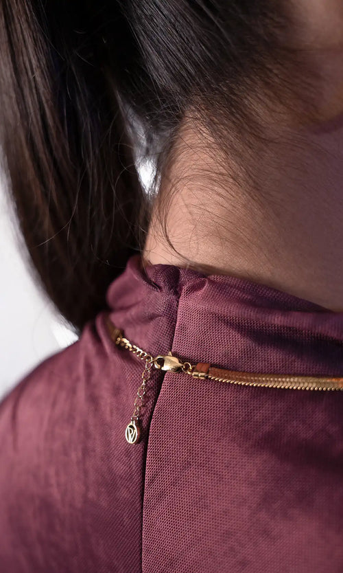 Paul Valentine Molten Sleek Necklace Rabatte dieses Monats